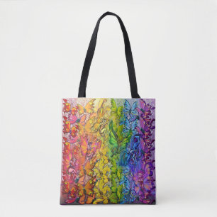 Arc-en-ciel de papillons et Sac fourre-tout de Fée