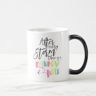 Arc-en-ciel de tasse changeante de couleur