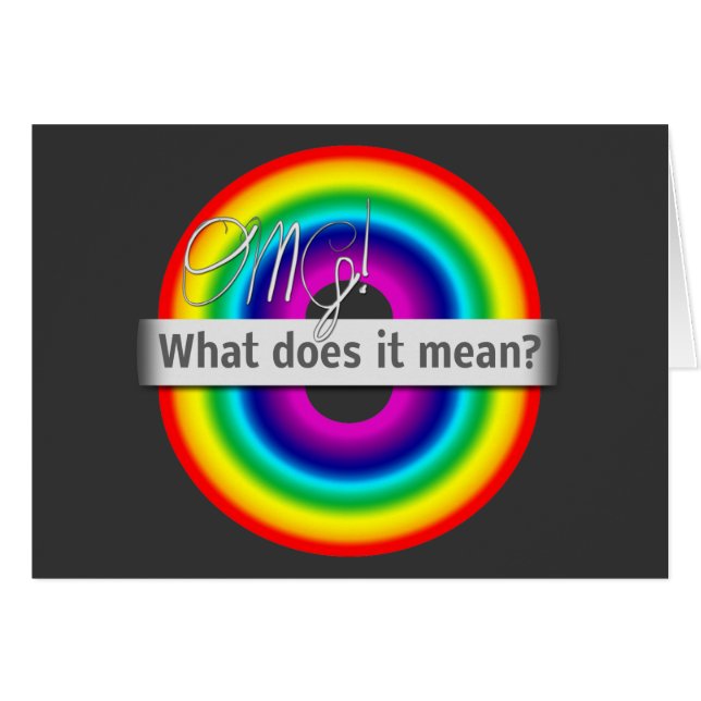 Arc-en-ciel double : OMG ! Qu'est-ce que ça veut d (Devant horizontal)