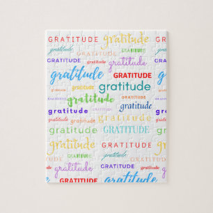 Arc-en-ciel du puzzle de la Gratitude