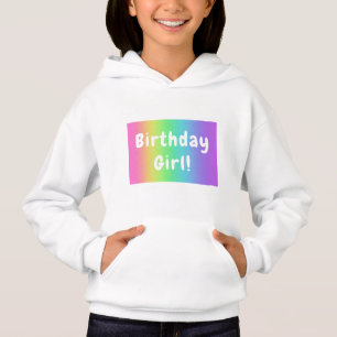 Arc-en-ciel fille d'anniversaire