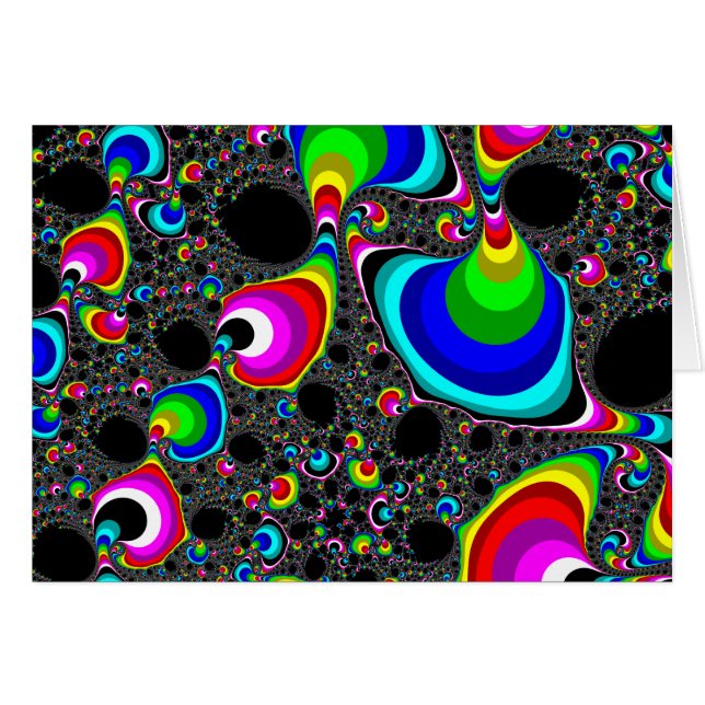 Arc-en-ciel globulaire - fractale (Devant horizontal)
