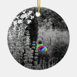 Arc en ciel Jardin Visiteur Ornement de Noël