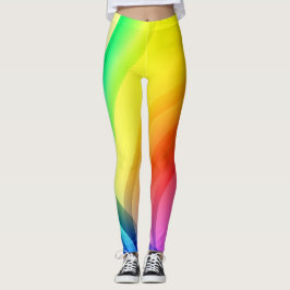 Arc-en-ciel Leggings d'art Abstrait