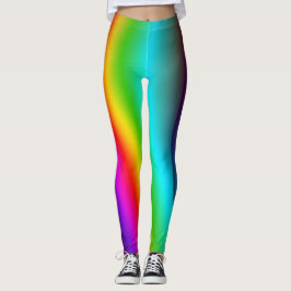 Arc-en-ciel Leggings d'art Abstrait