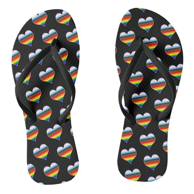 Arc-en-ciel Motif tongs (Semelle)