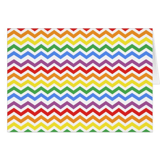 Arc-en-ciel Motif ZigZag (Devant horizontal)