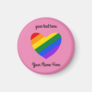 Arc-en-ciel N° 1 Magnet rond