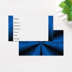 Arc-en-ciel noir bleu en Carte de visite Leatherop