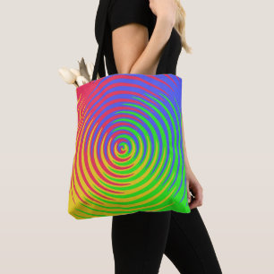 Arc-en-ciel Sac fourre-tout rouge bleu jaune vert