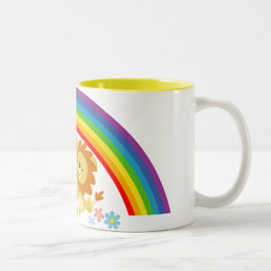 Arc-en-ciel Tango-Cute Cartoon Lions Mug