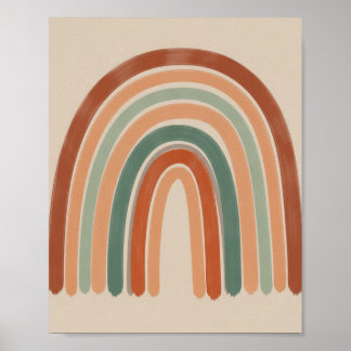 Arc-en-ciel Terrien Boho - Art mural pour la nurse