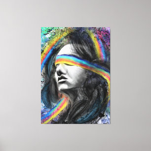 Arc-en-ciel toile de rêve Imprimer - Peinture