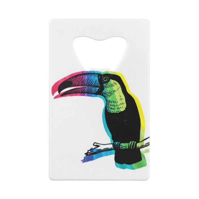 Arc-en-ciel Toucan Abstrait (Dos)
