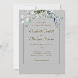 Arc Eucalyptus faire-part de mariage 5" X 7"