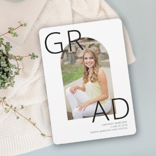 Arc moderne 2023 Photo Graduation Party Invitation