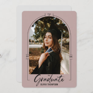 Arc moderne Purple Graduation Faire-part &