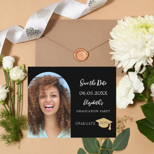 Arc photo noir Graduation Enregistrer la carte Dat