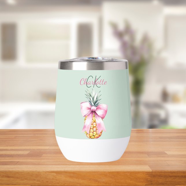 Arc rose ananas tropical été sauge vert (Créateur téléchargé)