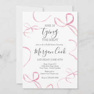 Arc rose Invitation de la douche nuptiale Jouer le
