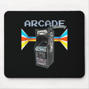 Arcade-Automat 1970 1980 1990 Videospielsammlung Mousepad
