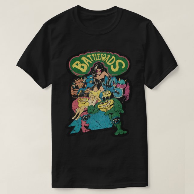 Arcade Battle of the Vintag Toads T-Shirt (Design vorne)