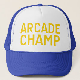 ARCADE CHAMP lustiger Slogan Hut Truckerkappe