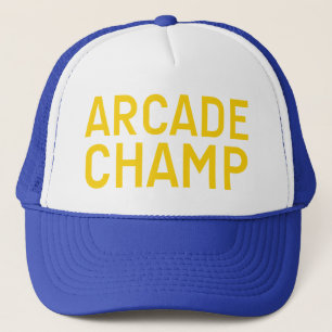 ARCADE CHAMP lustiger Slogan Hut Truckerkappe