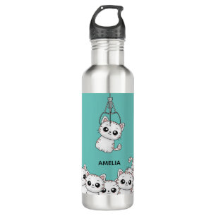 Arcade Claw Niedlich Kitten Grabber Personalisiert Edelstahlflasche