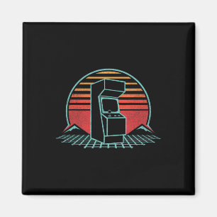 Arcade Game Machine Kabinett Nostalgia Retro 80er  Magnet