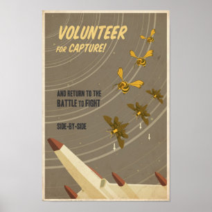 Arcade-Game-Propaganda-Plakat - Sechstel in einer  Poster