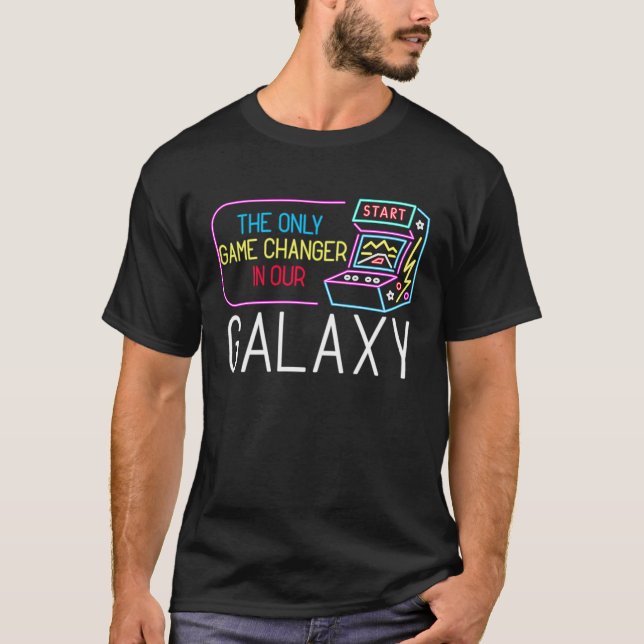 Arcade Gaming Retro Controller Game Over Play Cons T-Shirt (Vorderseite)