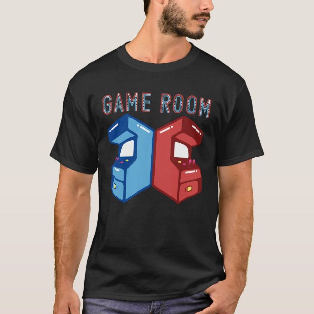 Arcade Gaming Retro Controller Game Over Play Cons T-Shirt (Vorderseite)