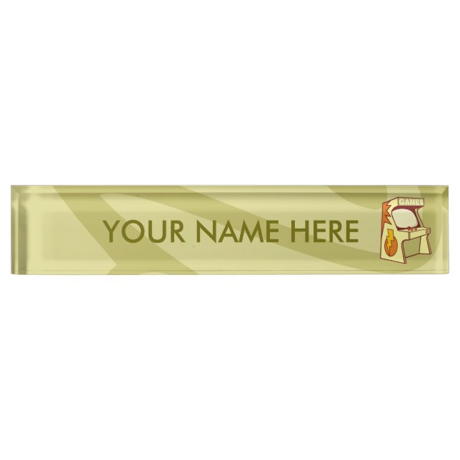 Arcade-Maschine Namensplakette (Vorderseite)