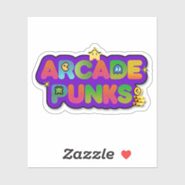Arcade Punks Logo Sticker