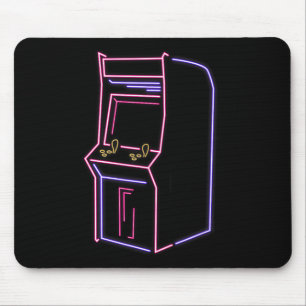 Arcade Video Gamer Game Machine Vintag 80er 90er Mousepad