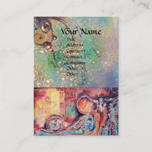 ARCADIA / MAGIC BUTTERFLY PFLANZE, aquamarin Visitenkarte