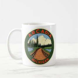 Arcadia Michigan Vintag Kaffeetasse