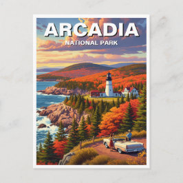 Arcadia-Nationalpark Postkarte