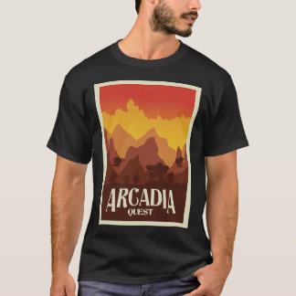 Arcadia Quest Board Game - Minimalistisches Travel T-Shirt