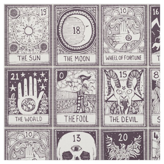 Arcana-Tarot Stoff (Muster)