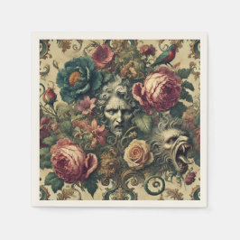 Arcane Atelier - Gotisches Barockkopfkissen Serviette