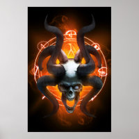 Arcane Skull Semi-Gloss Poster