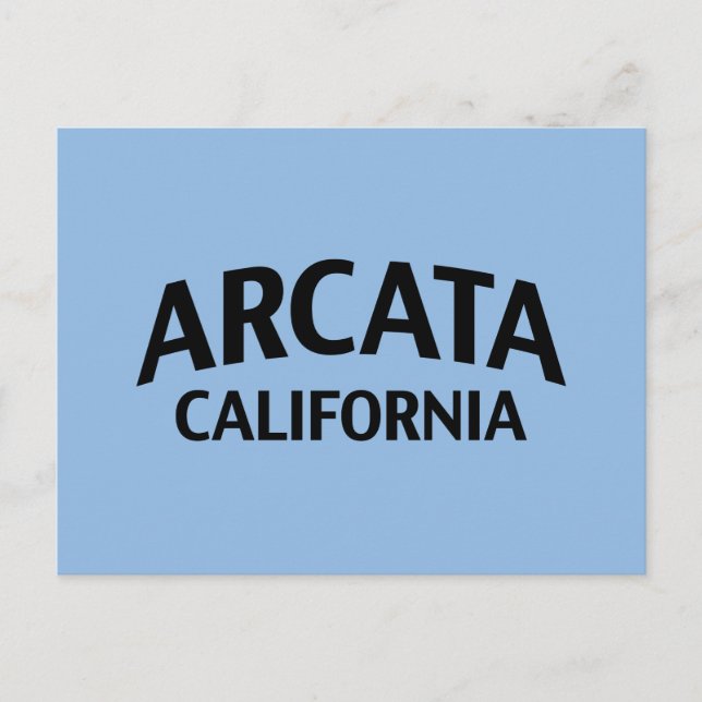 Arcata California Postkarte (Vorderseite)