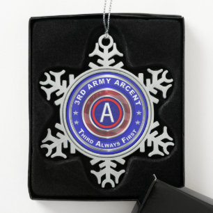 ARCENT SCHNEEFLOCKEN Zinn-Ornament