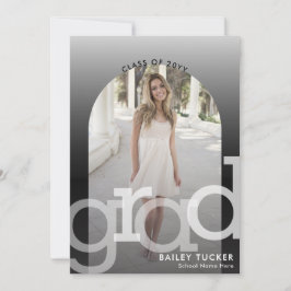 Arch 2-Foto Ombre Abschluss Ankündigung