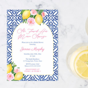 Arch Amalfi Coast Lemon Main Squeeze Brautparty Einladung