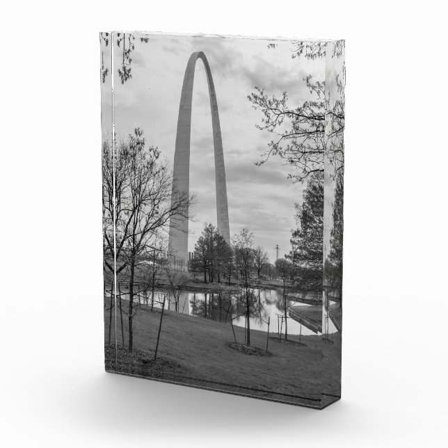 Arch aus dem Park Graustufen Fotoblock (Rechts)