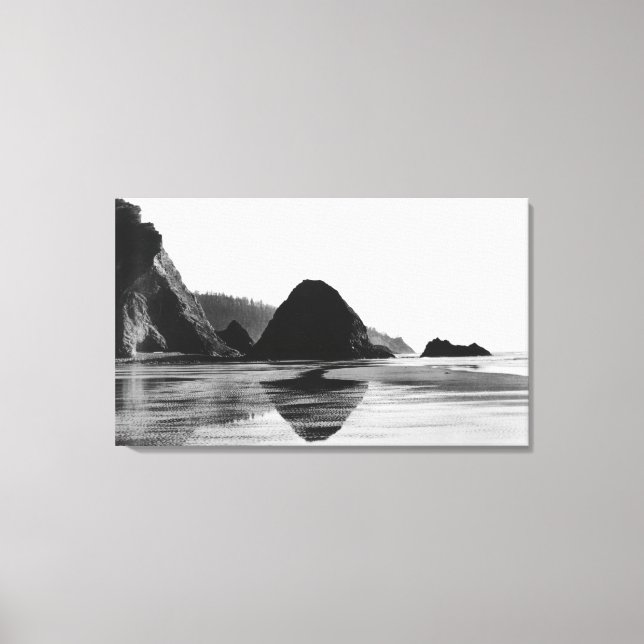Arch Cape near Cannon Beach, Oregon Fotograf Leinwanddruck (Vorderseite)