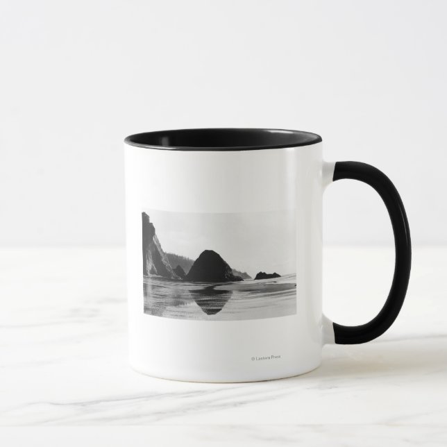 Arch Cape near Cannon Beach, Oregon Fotograf Tasse (Rechts)
